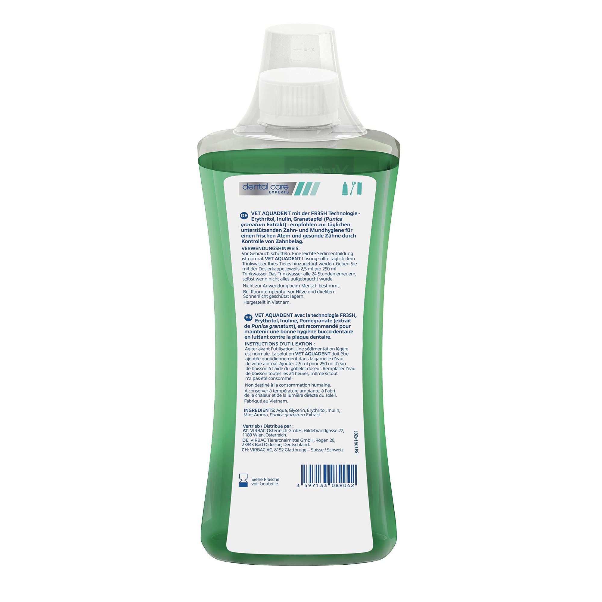 VET AQUADENT Fresh 500ml Virbac