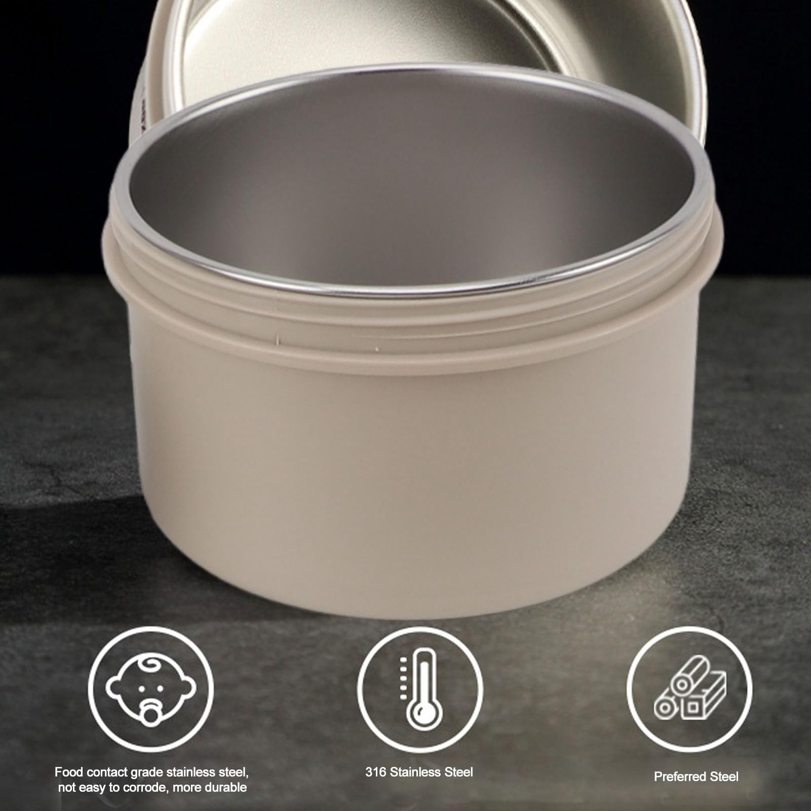 Amazon | お弁当箱 ランチボックス 316ステンレス鋼 食品容器 断熱