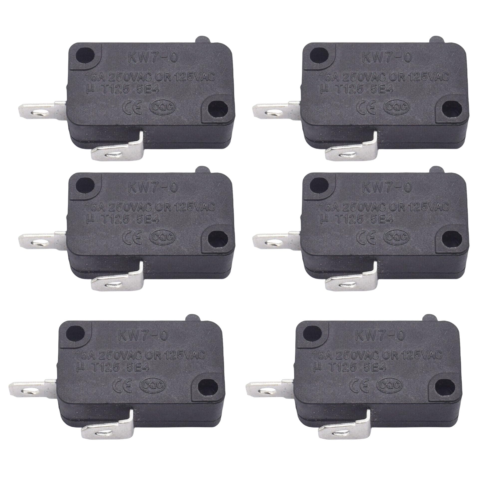TEAMWILL 6PCS Micro Switch for Air Fryer XL Power XL Vortex Air Fryer KW7-0 16A 125V