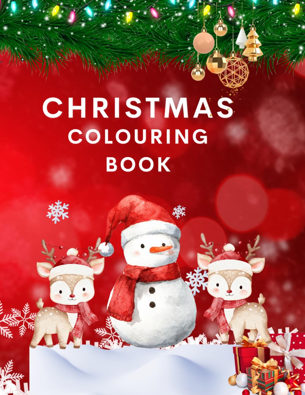 Santa’s Holiday Coloring Book: 30 Fun Christmas Pages for Creative Kids