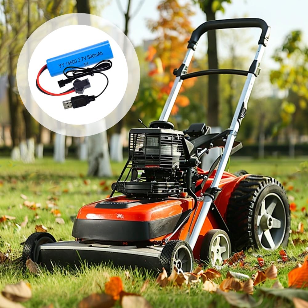 Akumulator litowo-jonowy 3,7 V 800 mAh, 6 sztuk akumulatorów litowych Lon ze złączami SM-2P i ładowarką USB, 14500 RC akumulatory do samochodów RC, czołgów, wózków spacerowych, łodzi