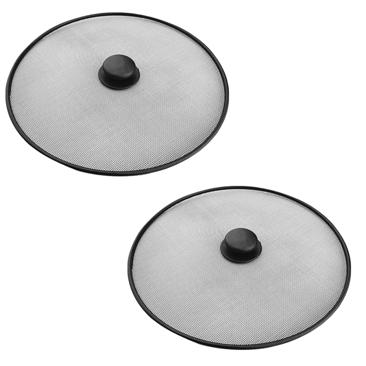 4 Piezas Cubierta a Prueba de sartén Inoxidable Pantalla de Salpicaduras Accesorios cocinita Cubierta Universal para Olla Tapa a Prueba de Aceite Olla de salvaguardia