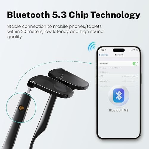 Miniatura 3 de Lentes inteligentes, 5.3 gafas de sol Bluetooth con altavoz de oído abierto, compatible con asistente de voz, lente de bloqueo de luz azul