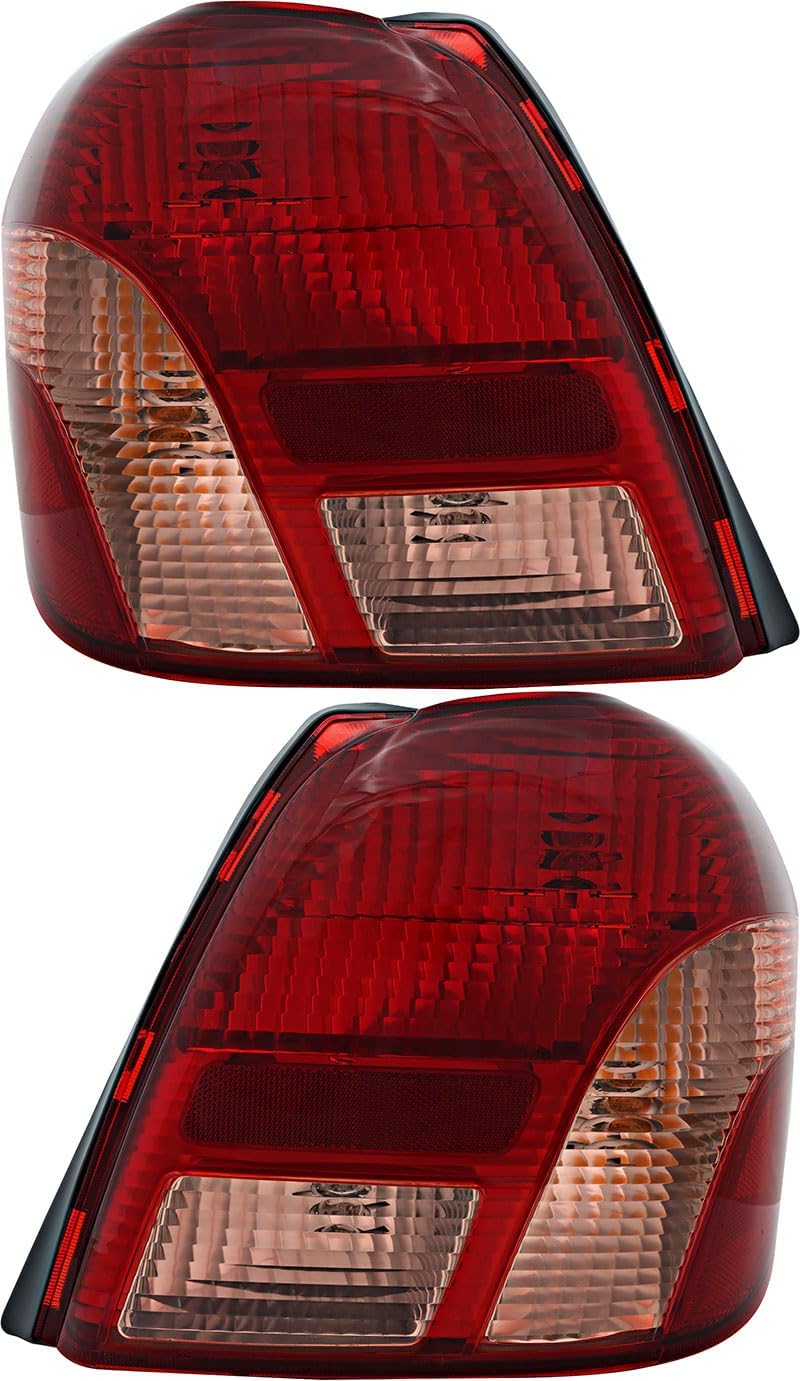 Compatible with Toyota Echo Tail Light Lamp 2000 2001 2002 Driver Left Side
