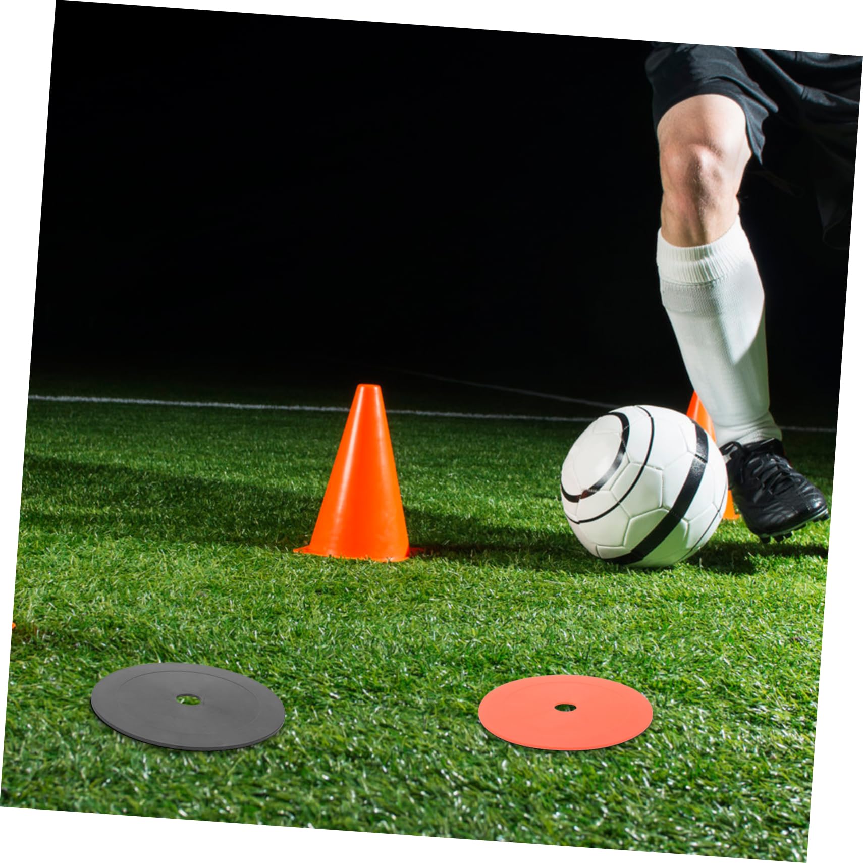 TOYANDONA Plaque De Logo Panneau D'Entraînement De Football Panneaux De Marquage Outils D'Entraînement De Football Équipement Sportif De Signalisation De Football
