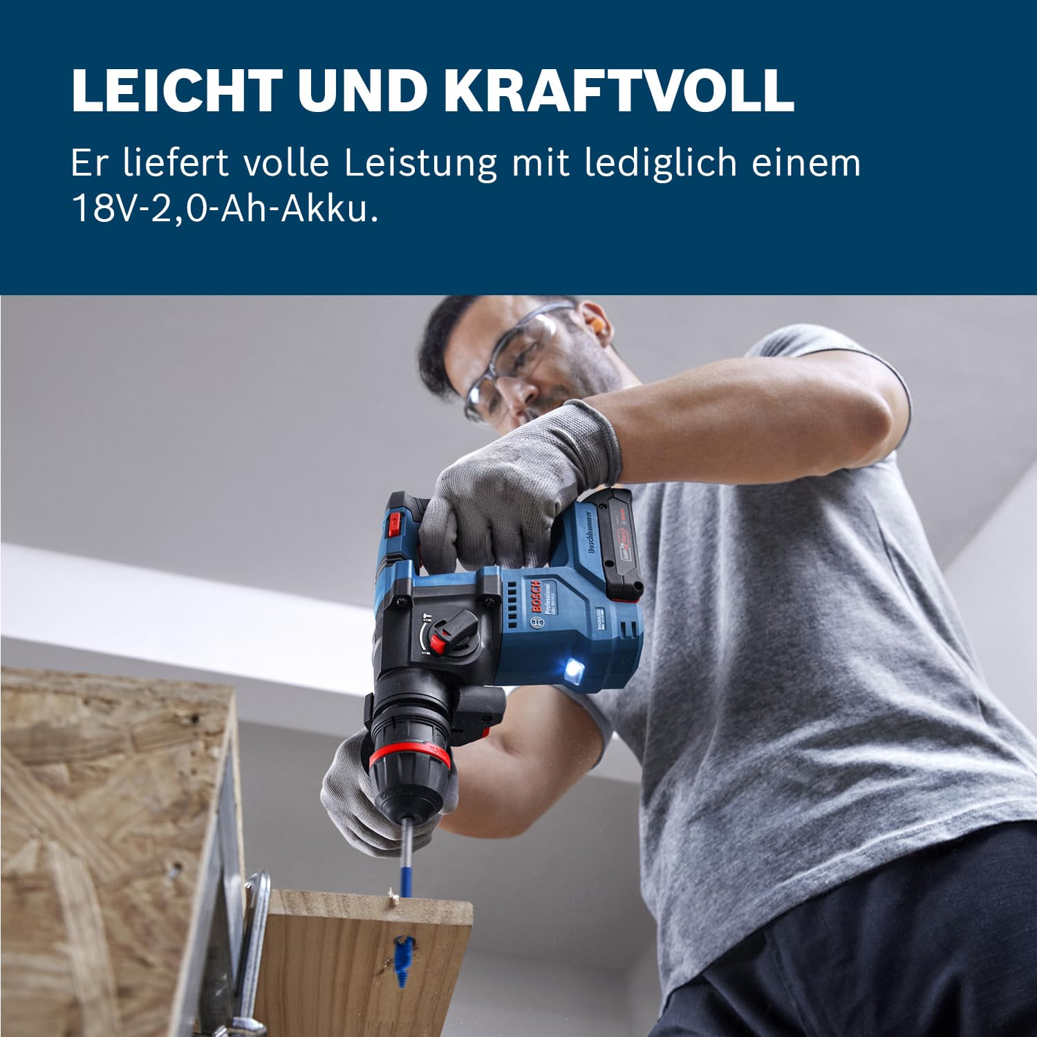 Bosch Professional 18V System Akku-Bohrhammer GBH 18V-18 (SDS plus)