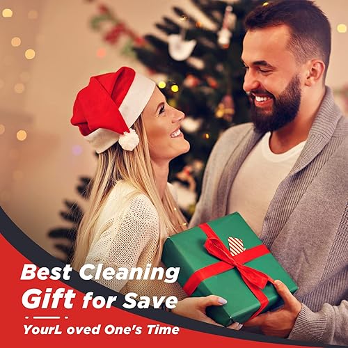 Miniatura 7 de Depurador eléctrico giratorio con cabezales de cepillo de limpieza reemplazables, cepillo de limpieza eléctrico, limpiador de ducha inalámbrico con