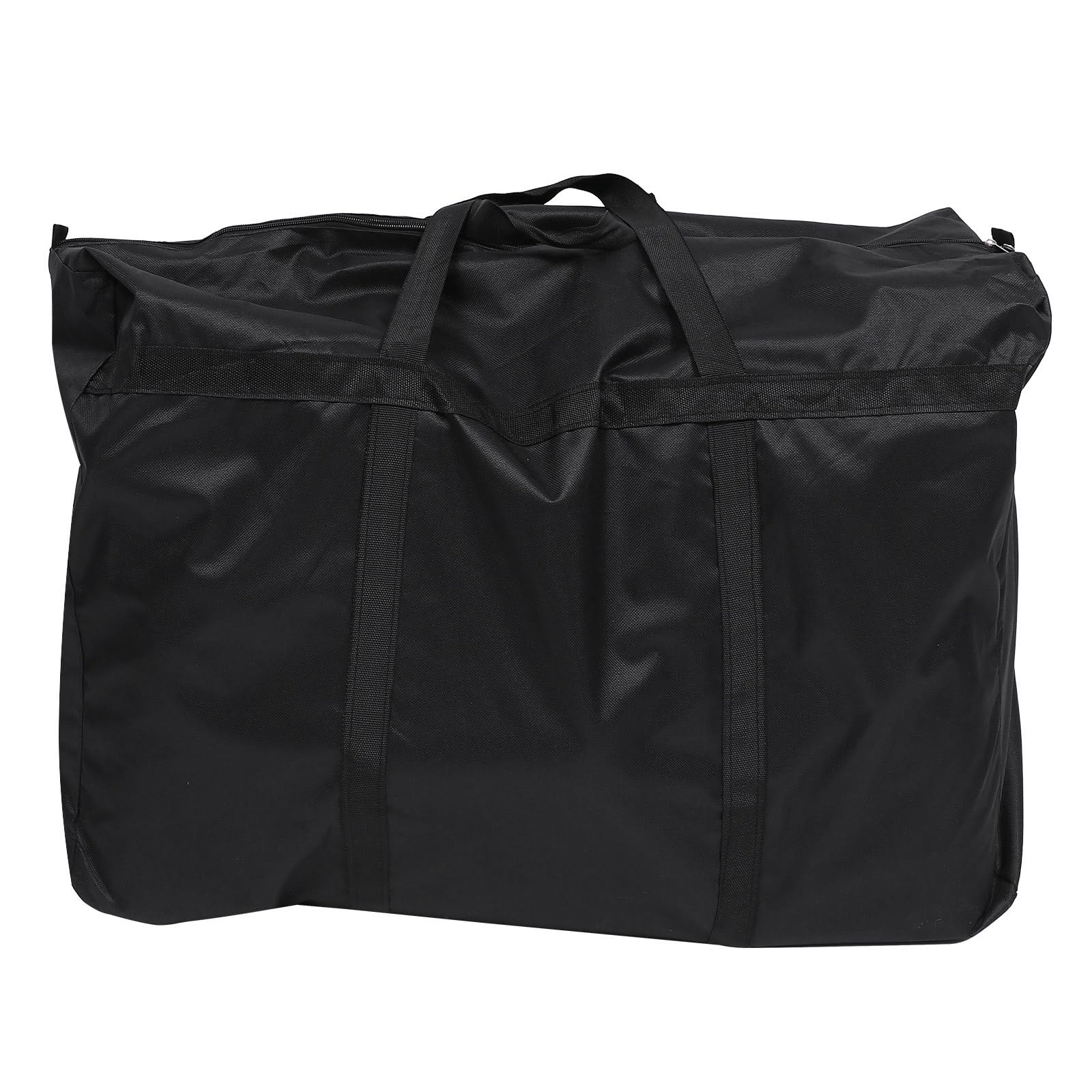 Bolsa de ropa de cama de tela Oxford negra contenedor grande de 105L para ropa