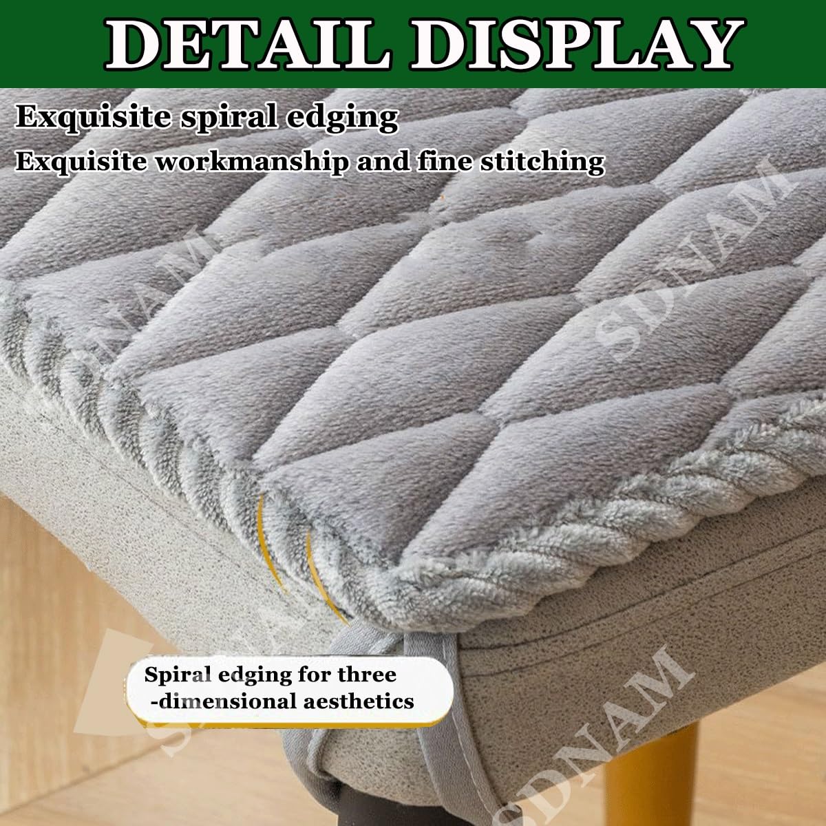 Cuscino per Sedia Quadrato 30x30/35x35/40x40/45x45cm, Sgabello da Bar, Cuscino per Seduta, Adatto per casa, Seggiolino Auto, Sedia da Ufficio e Tutte Le sedie(F4,4pcs 30 x30cm)