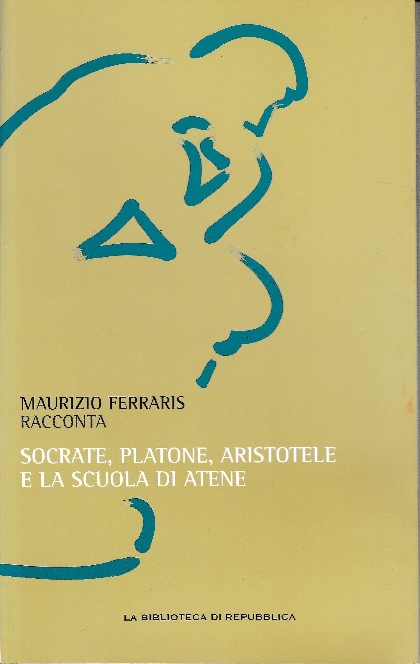 Maglietta Uomo Socrate Platone Aristotele – Filosofi Greci – Blu, 100% Cotone, Stampa Grafica