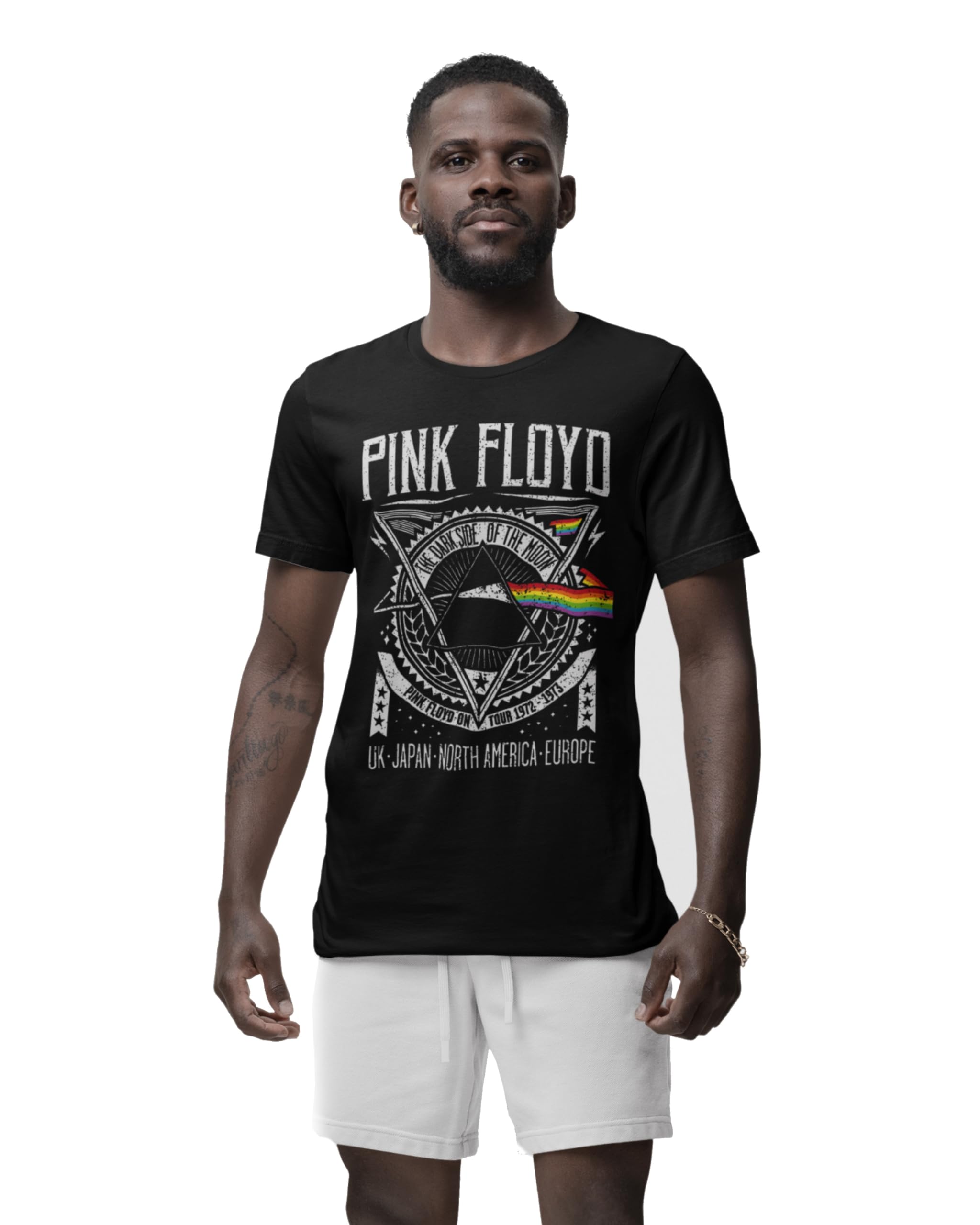 New NorthRelaxed fit Men Tshirt, Pink Floyd, Black