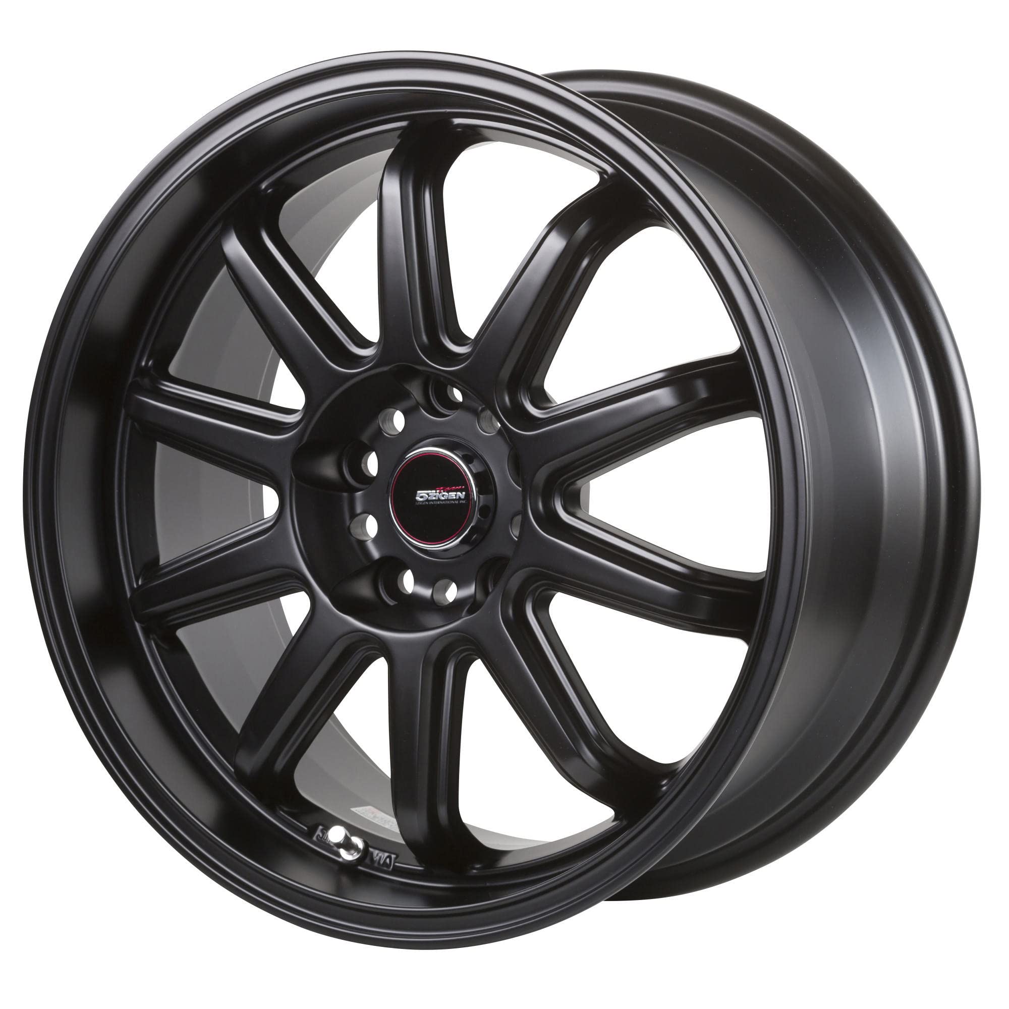 Amazon.co.jp: 5ZIGEN FIREBALL RR アルミホイール 1本 17inch×9.0J +