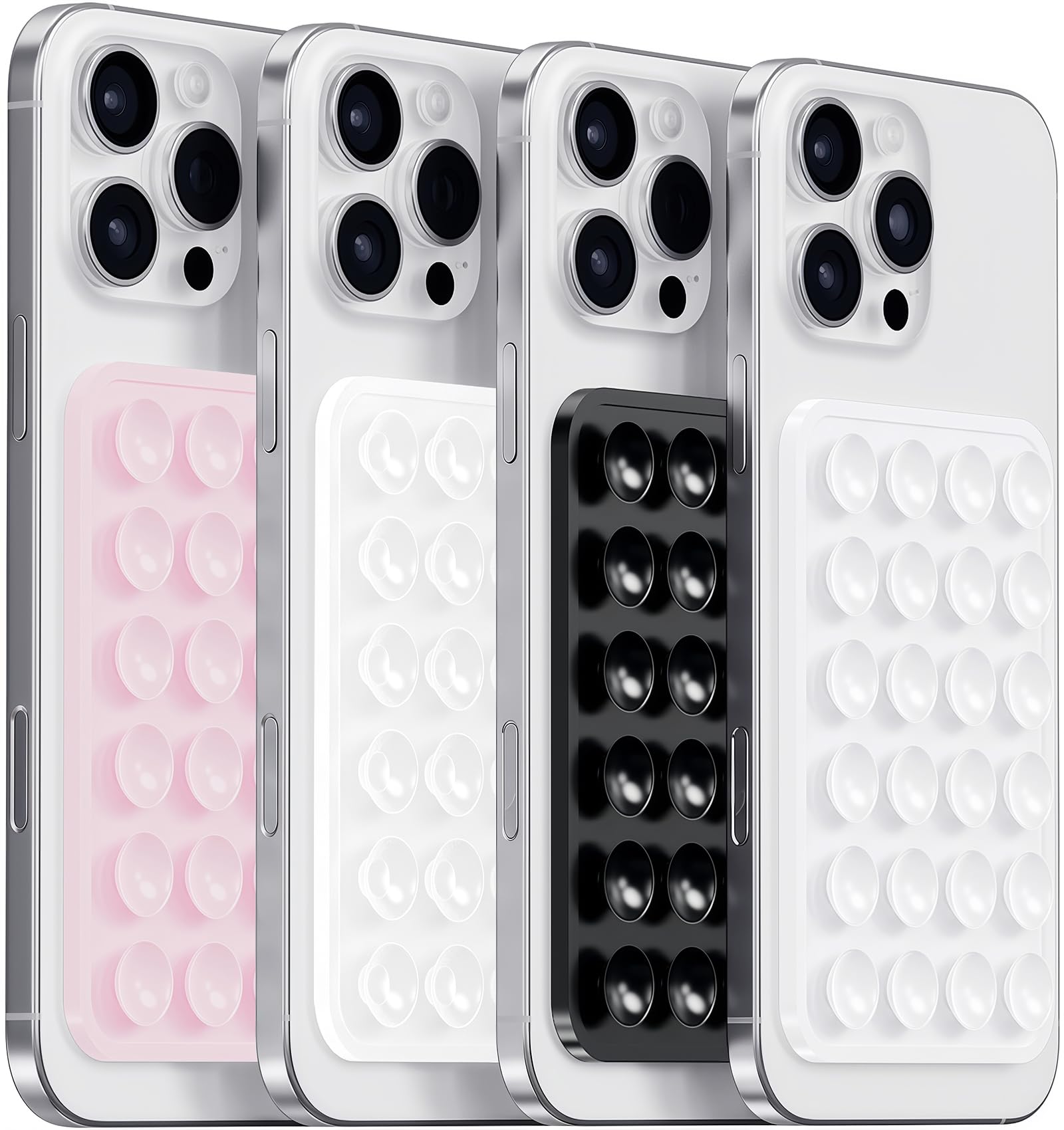 Galundge 2 Pack Silicone Suction Phone Case Mount