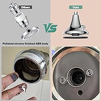 Vista 6 de High Pressure Filtered Shower Head, One-Button Filter Replacement, Designed for Hard Water, Removes Chlorine & Impurities, Say Goodbye to Dry Skin &