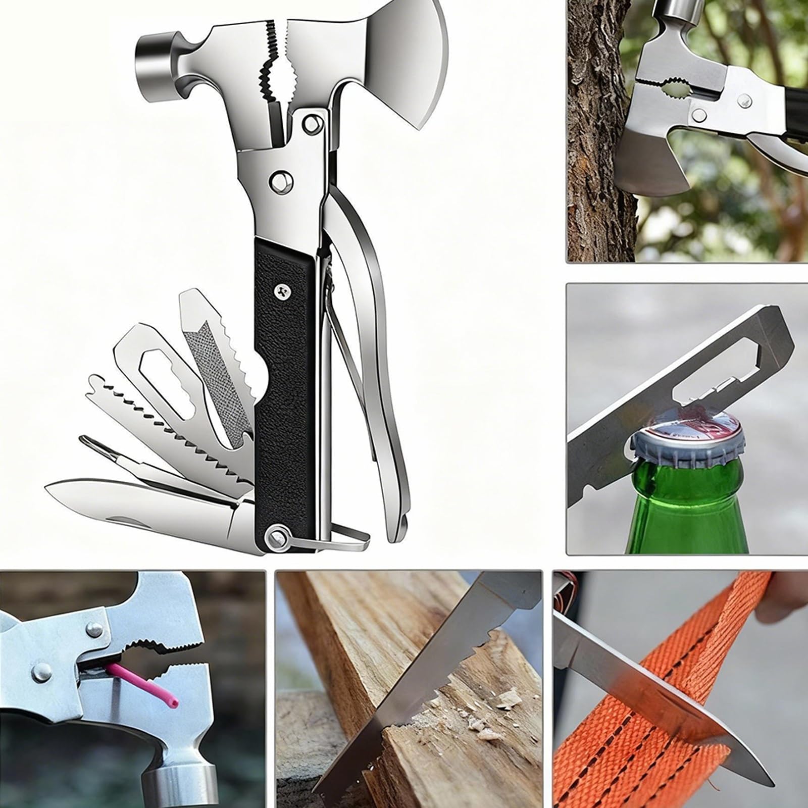 32-in-1 Überlebensset für Männer, Notfall-Ausrüstung Geschenk für Vater Ehemann - Camping Angeln Jagd, Praktisches Gadget & Zubehör