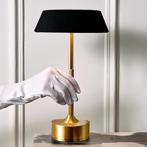 Lámpara de mesa LED inalámbrica, luz recargable para el hogar, mesita de noche, cocina, pequeñas luces de grifo regulables, lámpara táctil