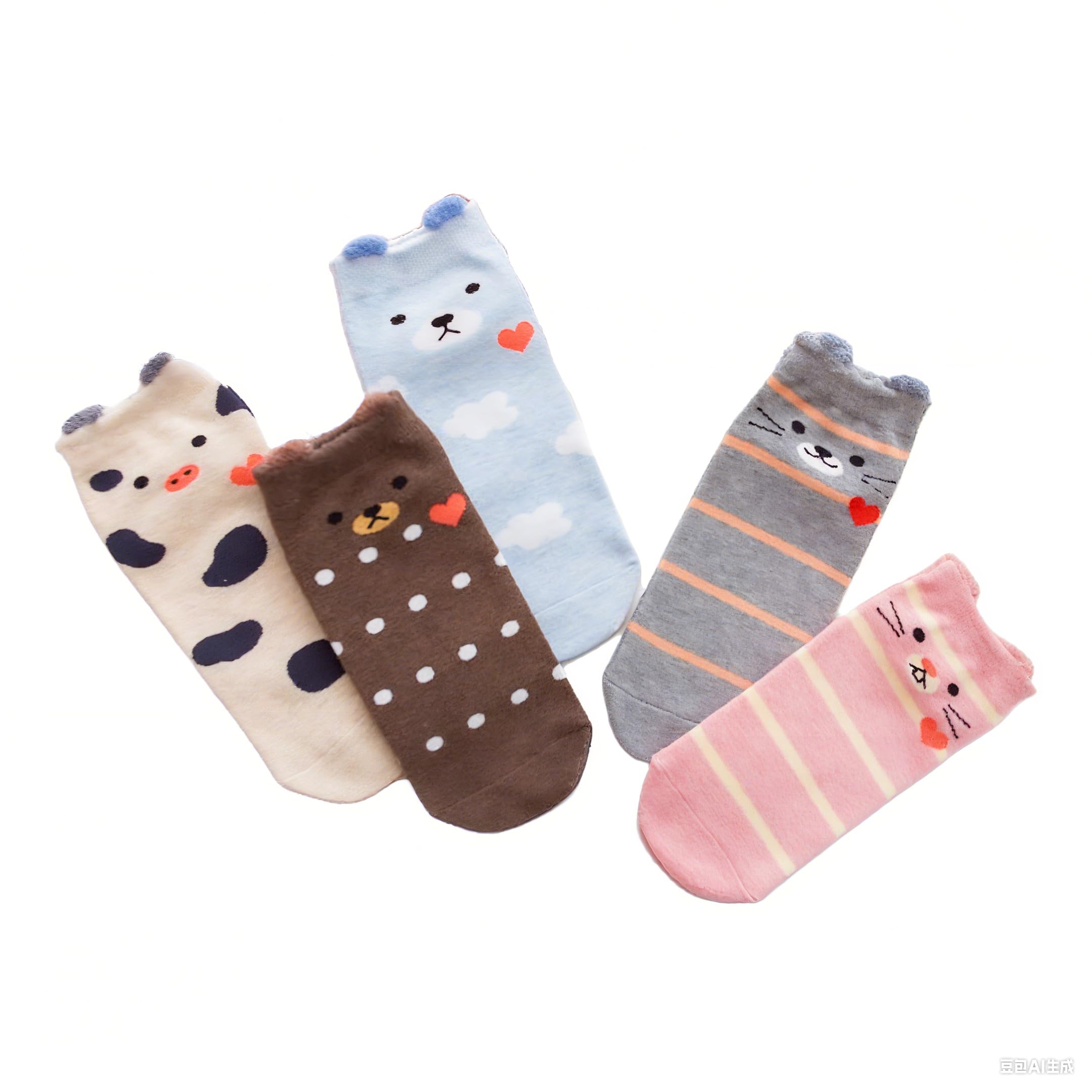 Benefeet Sox Womens Cute Ankle Socks Girls Novelty Fun Low Cut Socks Colorful Patterned Casual Cotton Short Summer Sock