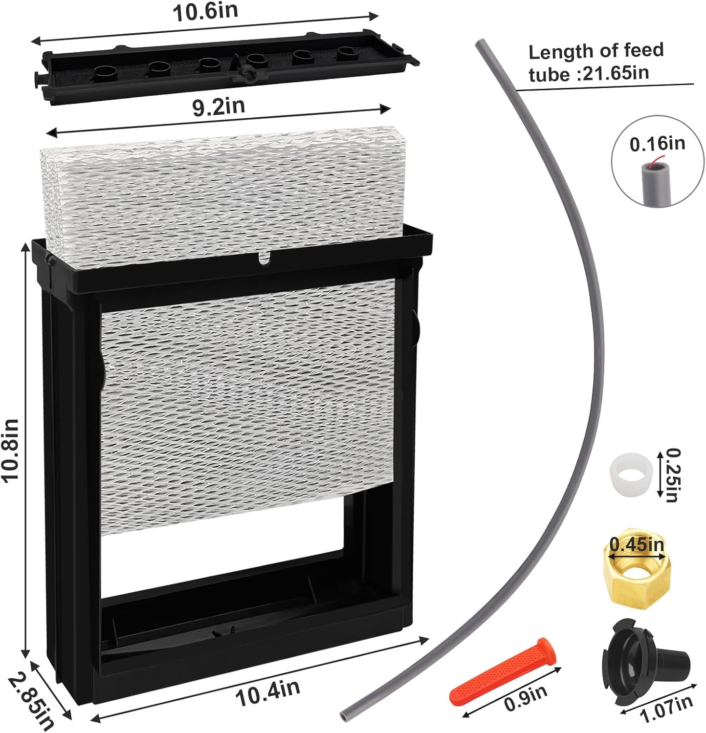 4792 Humidifier Maintenance Kit, No. 10 Water Panel Humidifier Replacement Filter, Fits for April-aire Whole Home Humidifier Models:500, 500A, 500M
