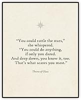 Motivational Literary Quote Print - Inspirational 8x10 Unframed Wall Art Poster, Fantasy Books Decor for Library, Classroom, Bedroom, Home Gift