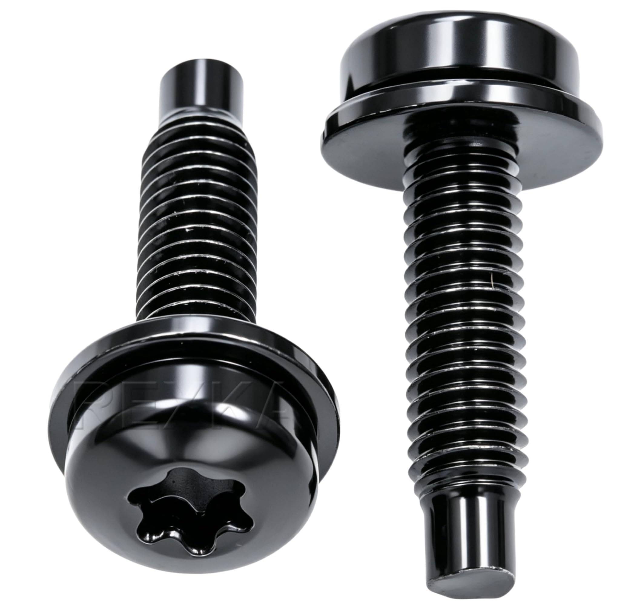 Amazon.com: Rexka 20pcs Black T30 Torx Dog Point SEMS Bolt