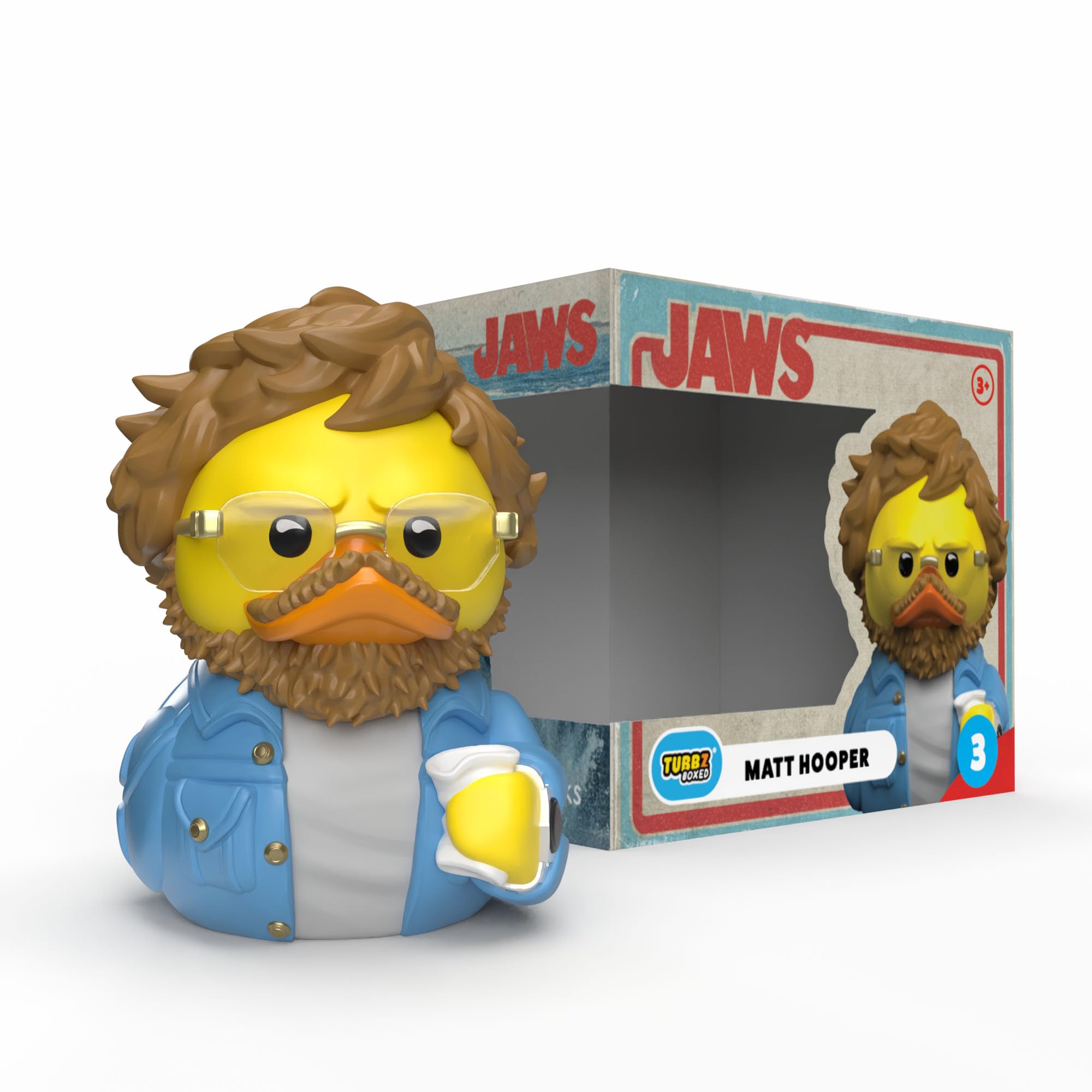 TUBBZ Boxed Edition: Jaws - Matt Hooper Cosplaying Rubber Duck Vinyl Figure, Matt Hooper (Boxed), 3.54 inches