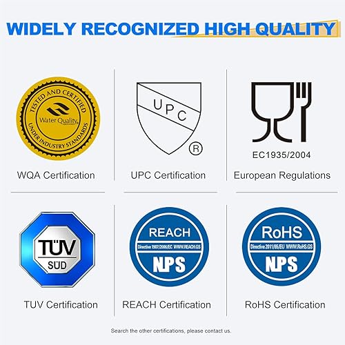 Miniatura 3 de GOLDEN ICEPURE Filtro de agua de repuesto para refrigerador WF2CB, 1 paquete, NGFC 2000, FC100, 469911, EWF2CBPA, FC300, 469916, 1004-42-FA, EWF01,