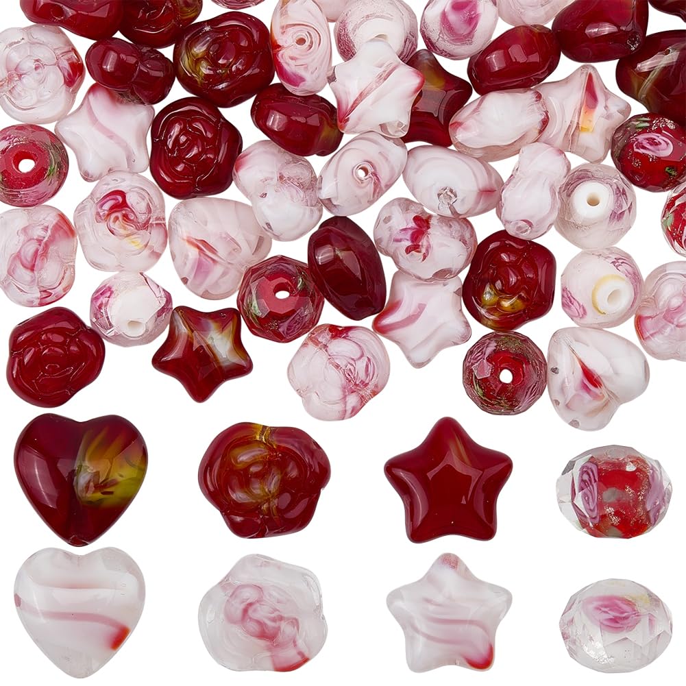 Perles de Verre Filé en Boîte : Cadeau Idéal pour Créer des Bijoux Fait Main