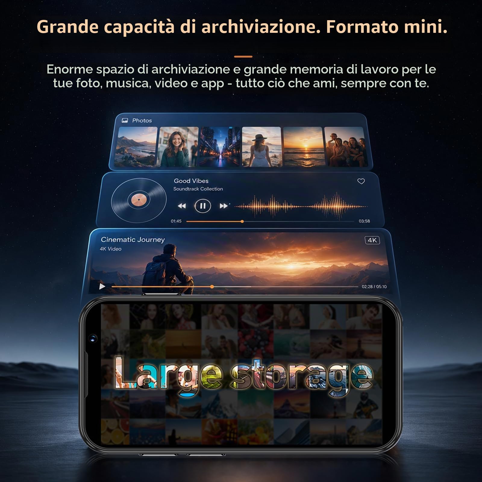 Mini Smartphone, sblocco 3G-Dual-SIM, schermo HD da 3,88 pollici con riconoscimento facciale, per bambini e studenti come sostituto touchscreen smartphone (rosa)