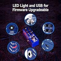 Vista 75 de MOOER Compresor de pedal de guitarra Yellow Compressor Comp, compresión de guitarra True Bypass, ecualizador y volumen ajustables, tamaño mini