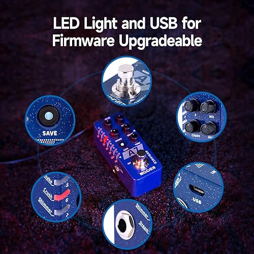 Miniatura 68 de MOOER Máquina de ritmos Groove Loop con buscador de 20 minutos, 16 ranuras de batería diferentes, 3 modos, ritmo de reproducción para bucle, Bucle