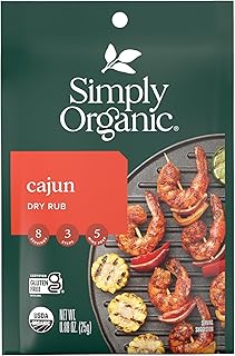 Simply Organic Cajun Dry Rub - Certified Organic, Gluten Free, Kosher