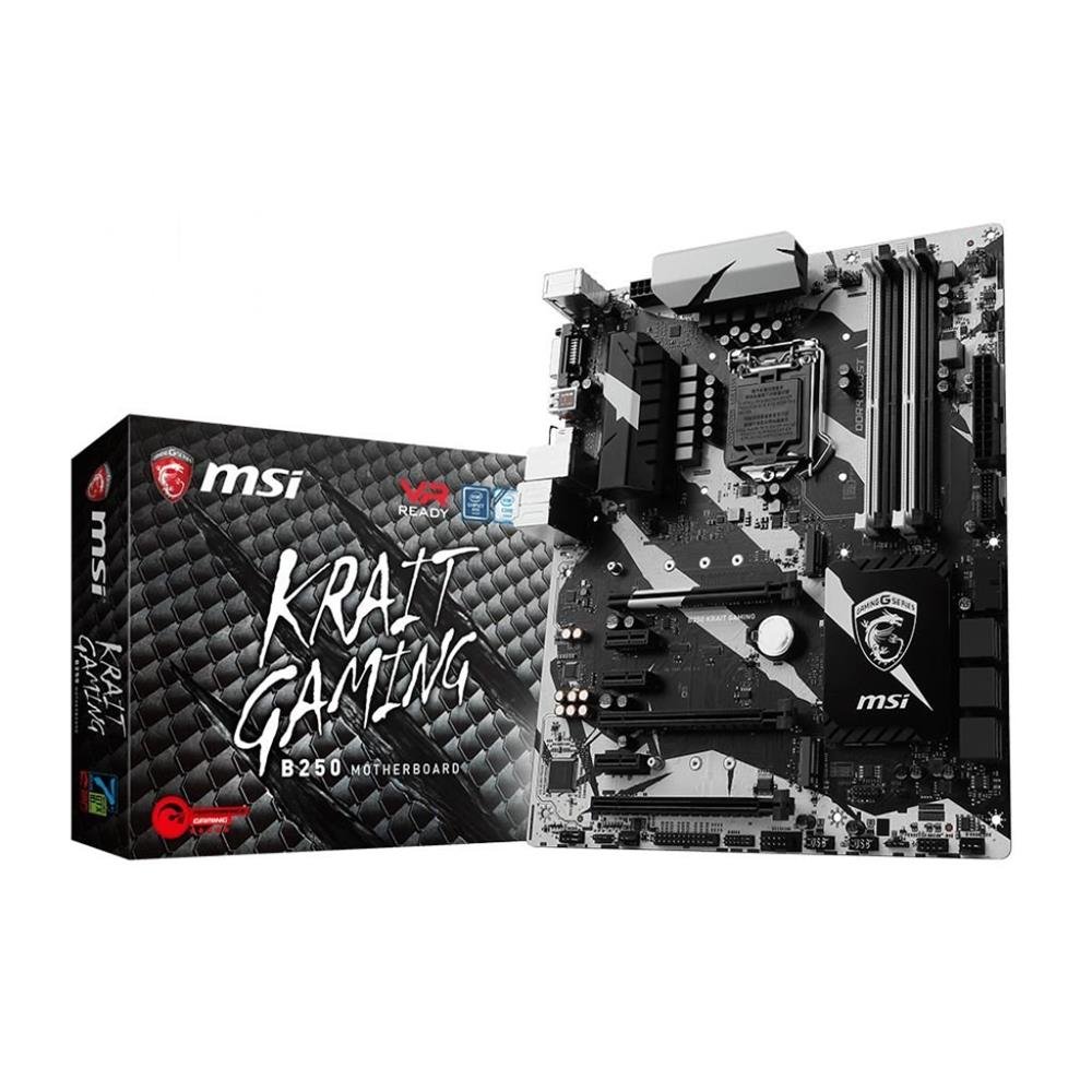 MSI Mainboard B250 Krait Gaming – ATX, LGA 1151, DDR4, HDMI/DVI, USB-C