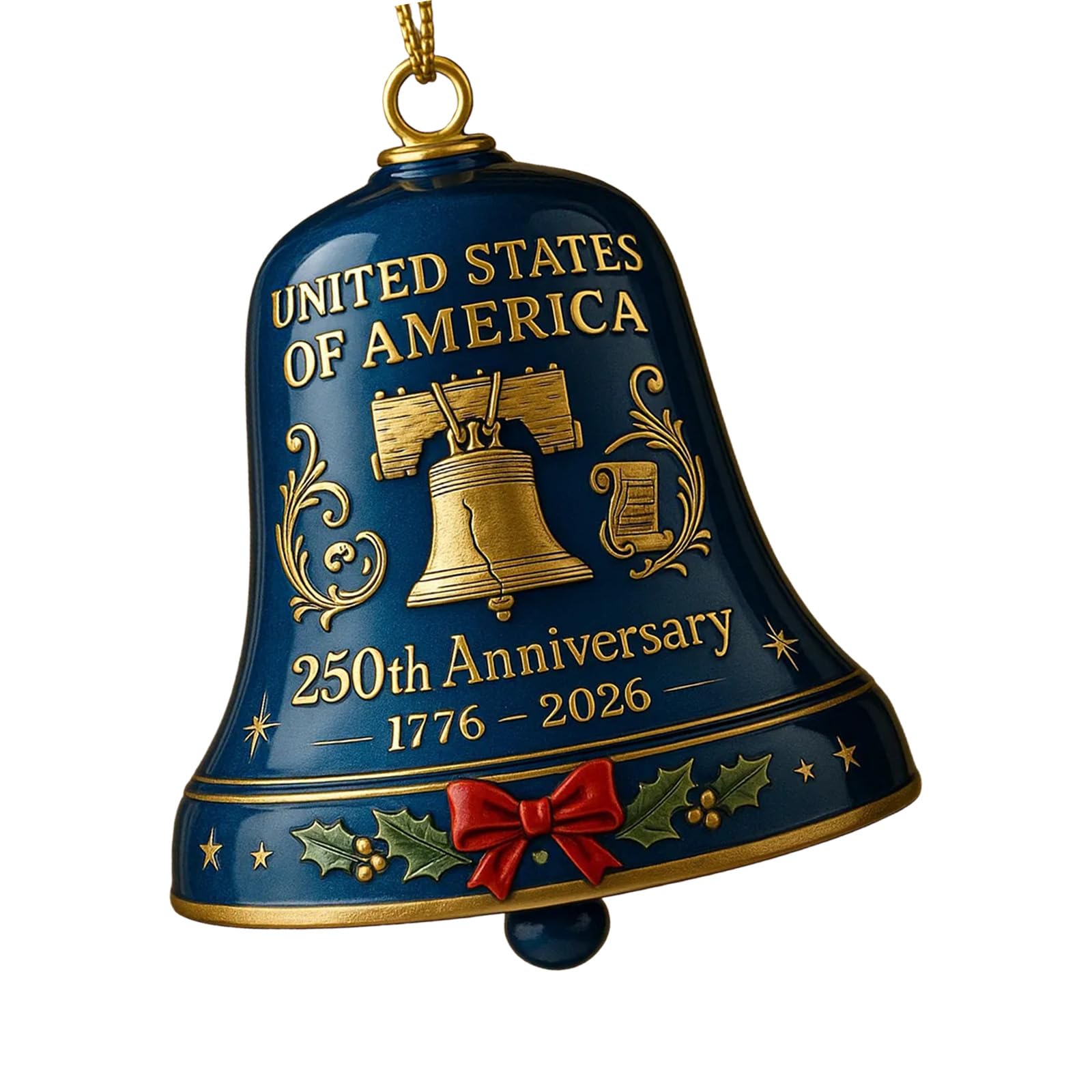 Handcrafted Engraved Metal Christmas Bells Ornament Festival Tree Decorations for Collectors Commemorative Keepsakes Christmas Metal Bells