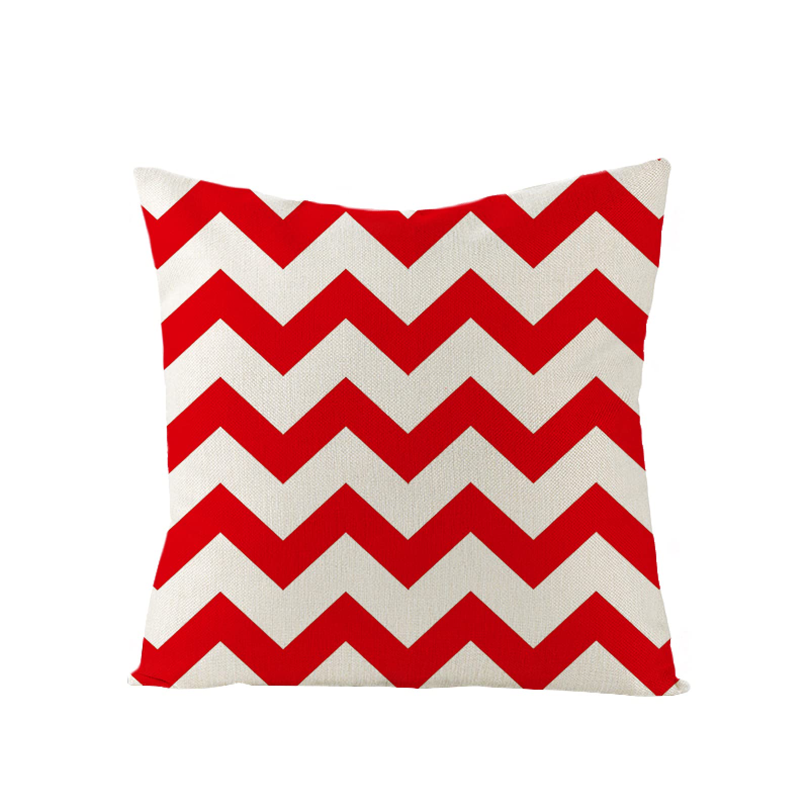Sofa Fundas Cojines 60x60 Pack de 4 Cuadrado,Funda de Almohada Lino con Cremallera Invisible,Funda de Cojín Decoración para Hogar Sala Cama Jardín Silla Coche-geometría