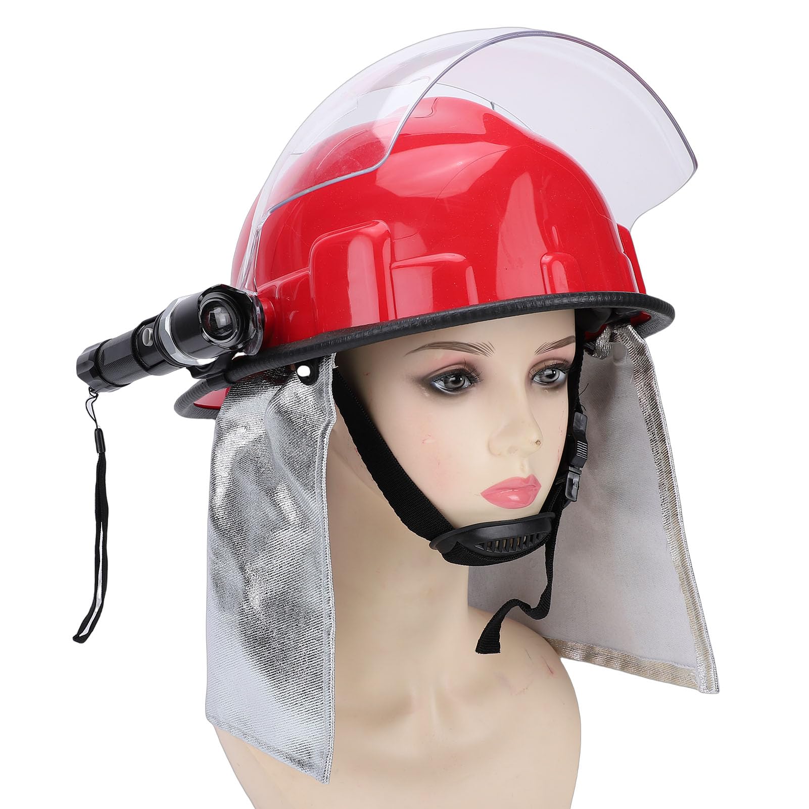 Casco di Sicurezza di Emergenza, Elmetto Protettivo Durevole, Equipaggiamento di Sicurezza Multi Scenario con Assorbimento degli Urti, Ideale per Vigili del Fuoco, Soccorso in Caso di