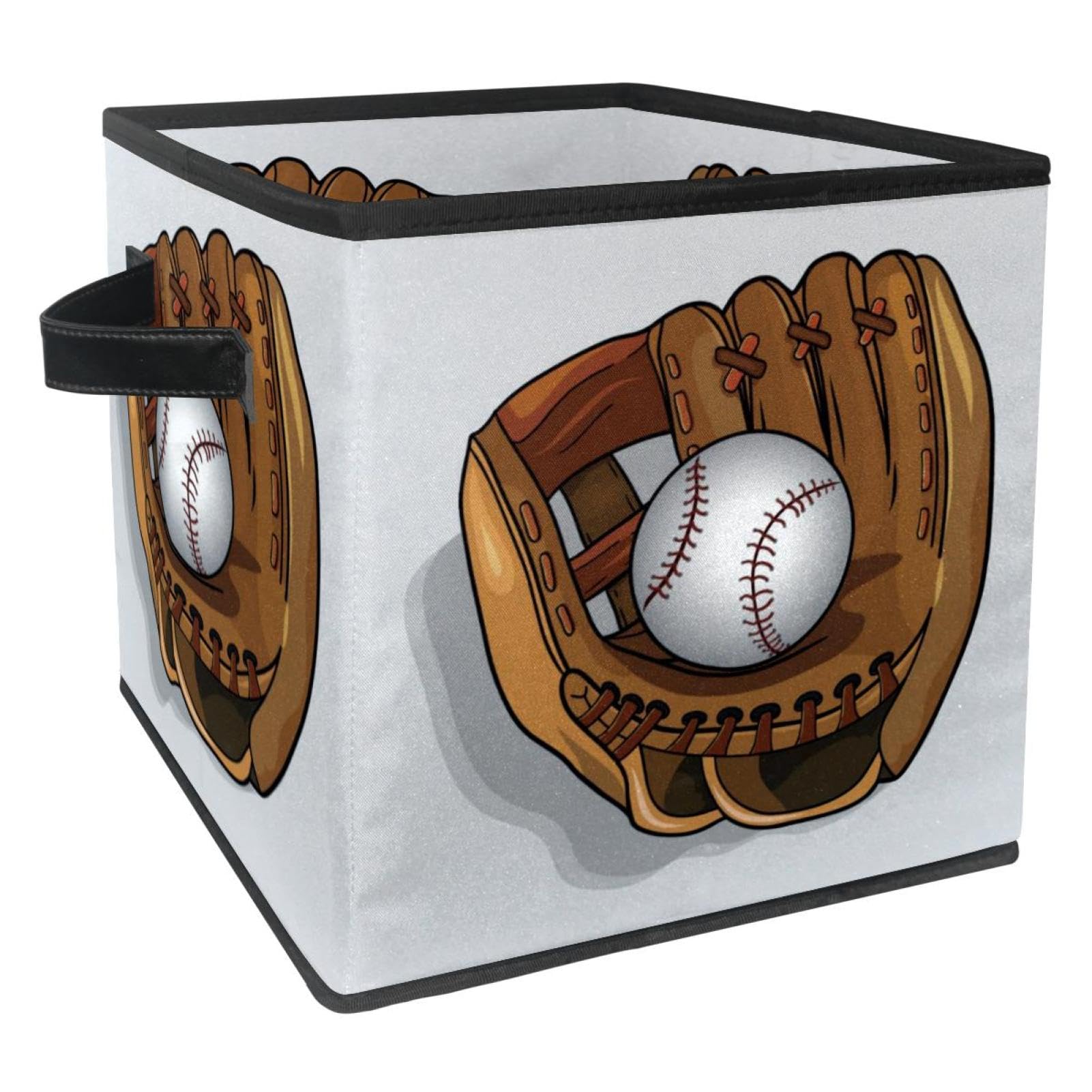 Placard encombré ? Boîte de rangement pliable baseball pour vêtements et livres
