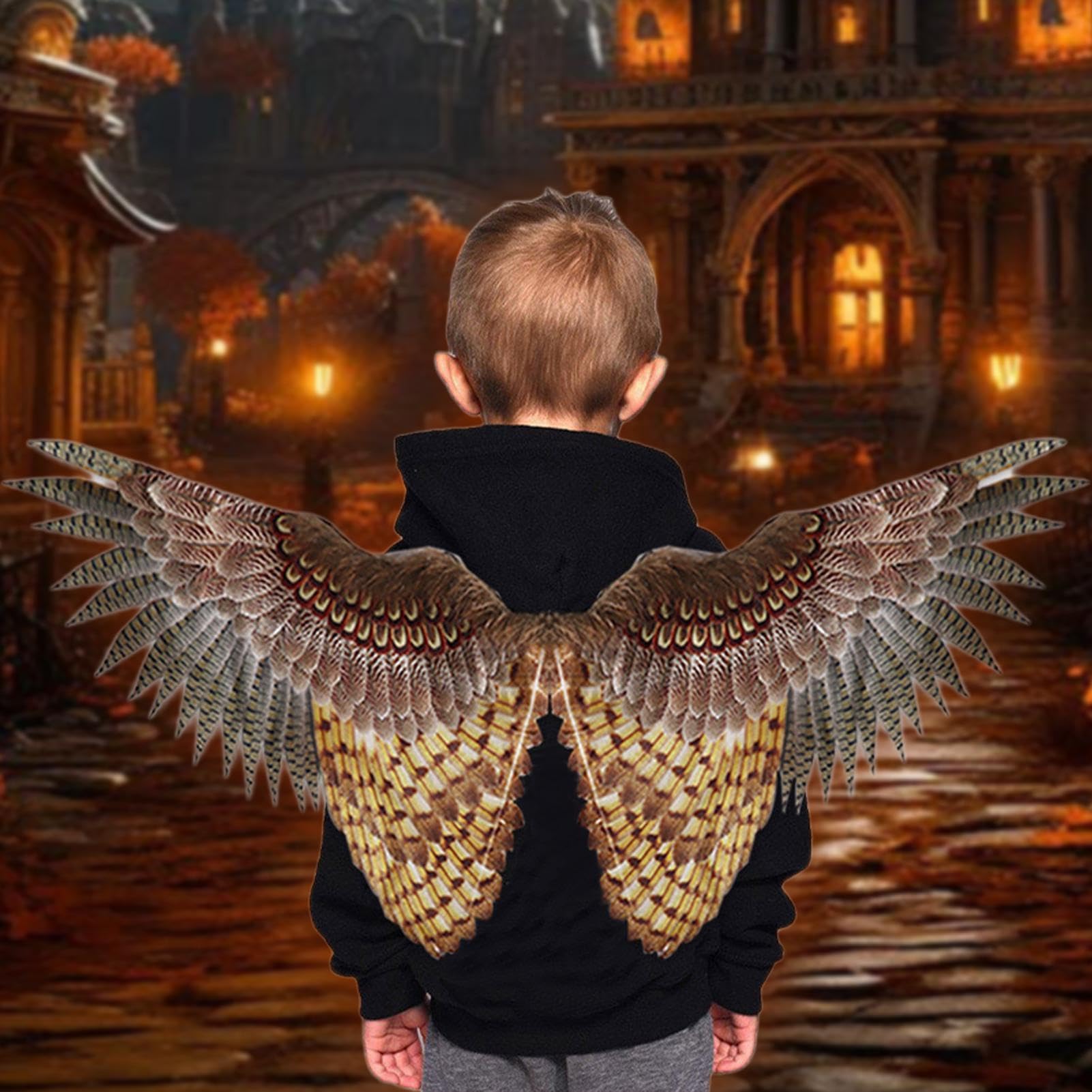 Generico Costume Da Gufo Bambini Accessorio Costume Halloween Tema | Accessorio Maschera E Da Gufo Per Maschera, Di Ruolo, Spettacolo Teatrale, Carnevale, Festa E Raduno All'Aperto