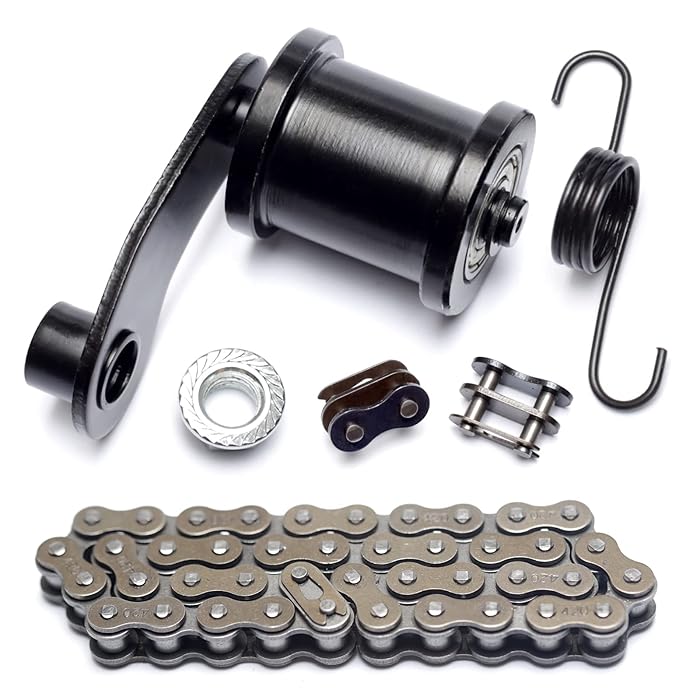 Buy Mini Bike Chain Tensioner with Spring 420 Chain 42L Link Master