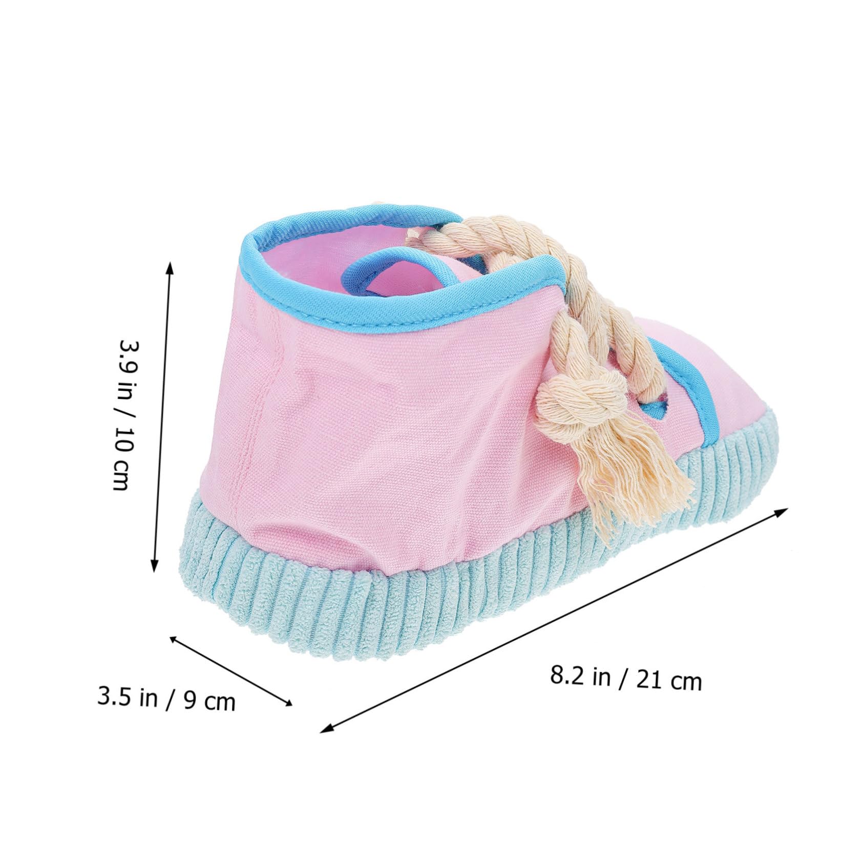 SUPVOX 3pezzi Interattivo Per Domestici Scarpe Cartoon Masticare Per e Resistente Per La e Combattere La Noia