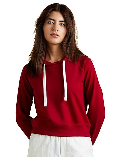 Women's Cotton Blend Hooded Neck Hoodies