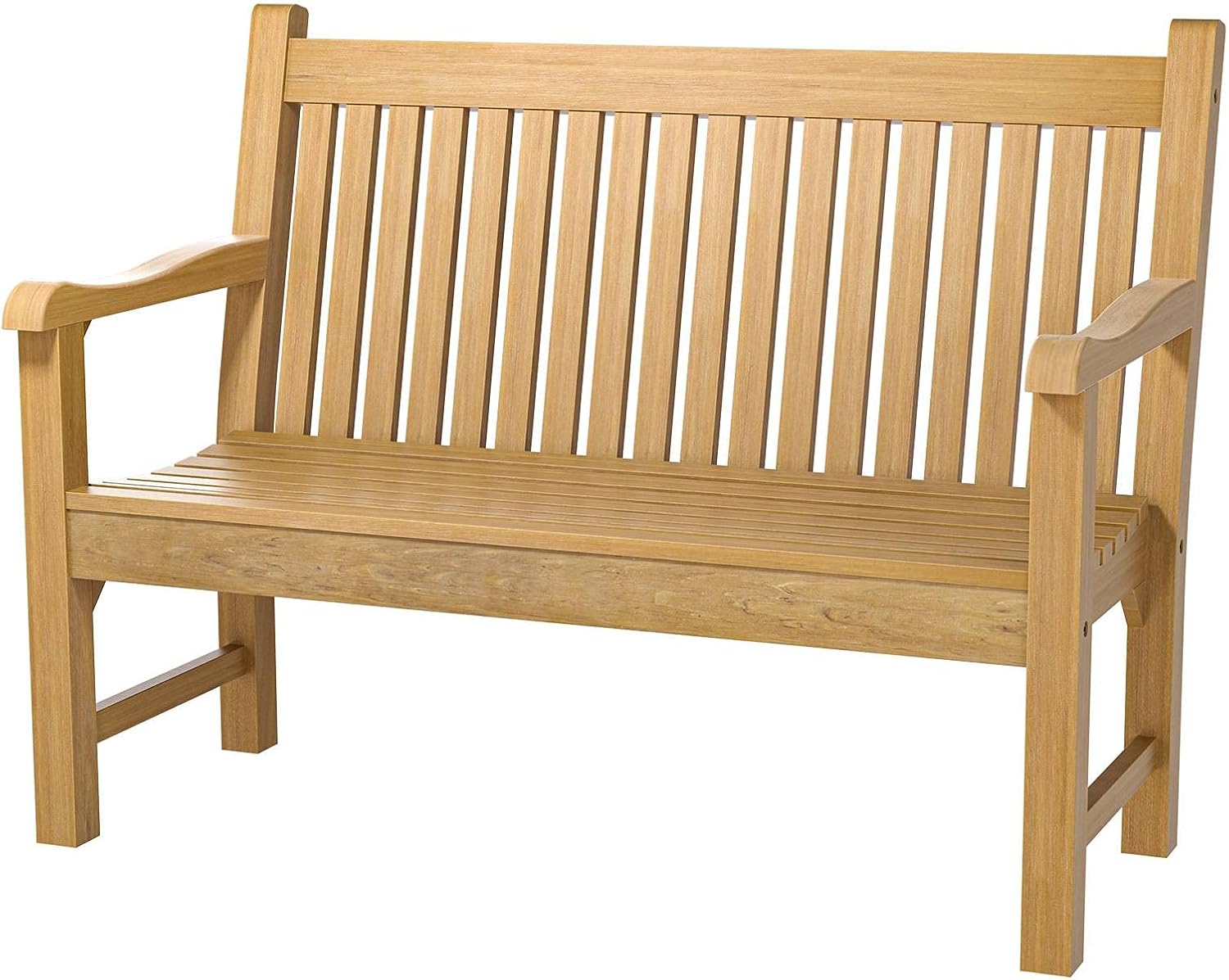 Hitwby Outdoor Patio Benches, FadeResistant Benches