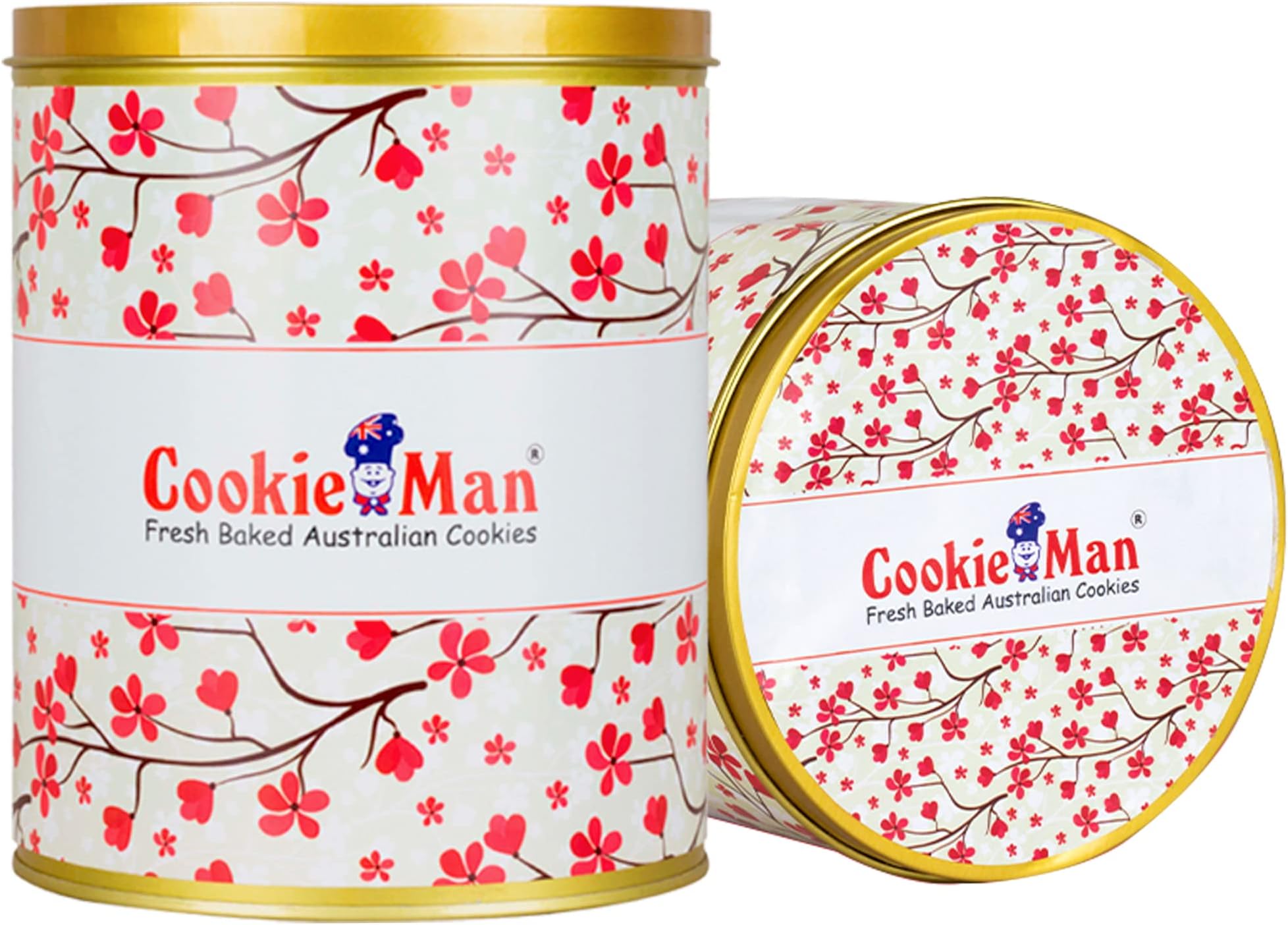 Assorted Cookies Gift Tin| Premium Gift Box With Choco Chip, Double Choco Chip, Butter Cashew & Mocha Cookies For Special Occasions & Gifting,600 Gram