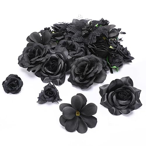Miniatura 2 de 42 pinzas para el pelo con flores, tenedor para niñas, hecho a mano, horquilla, deslizante, pinzas para el cabello para mujeres, bodas, bodas,