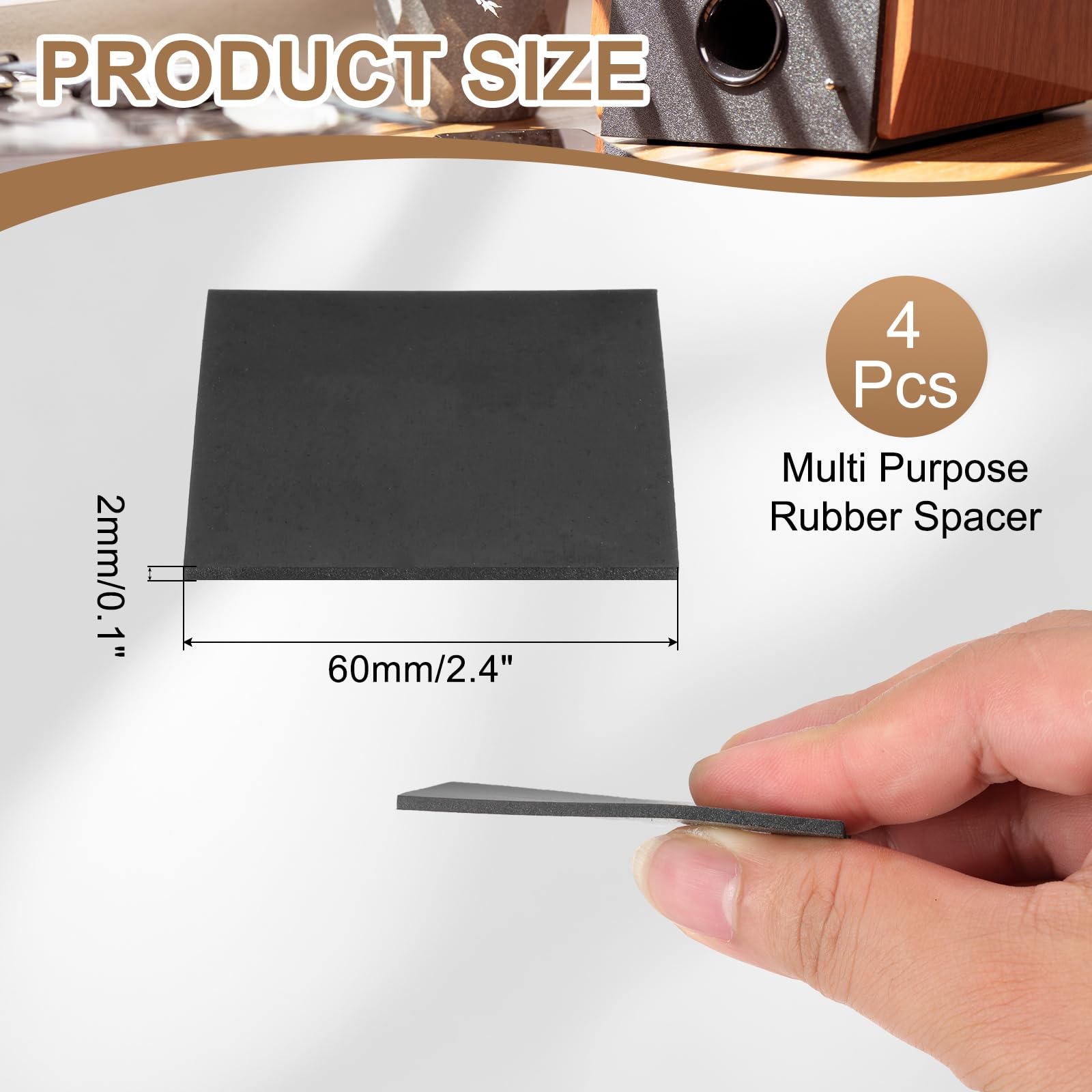 PATIKIL Rubber Solid Anti-Vibration Pads - Image 2
