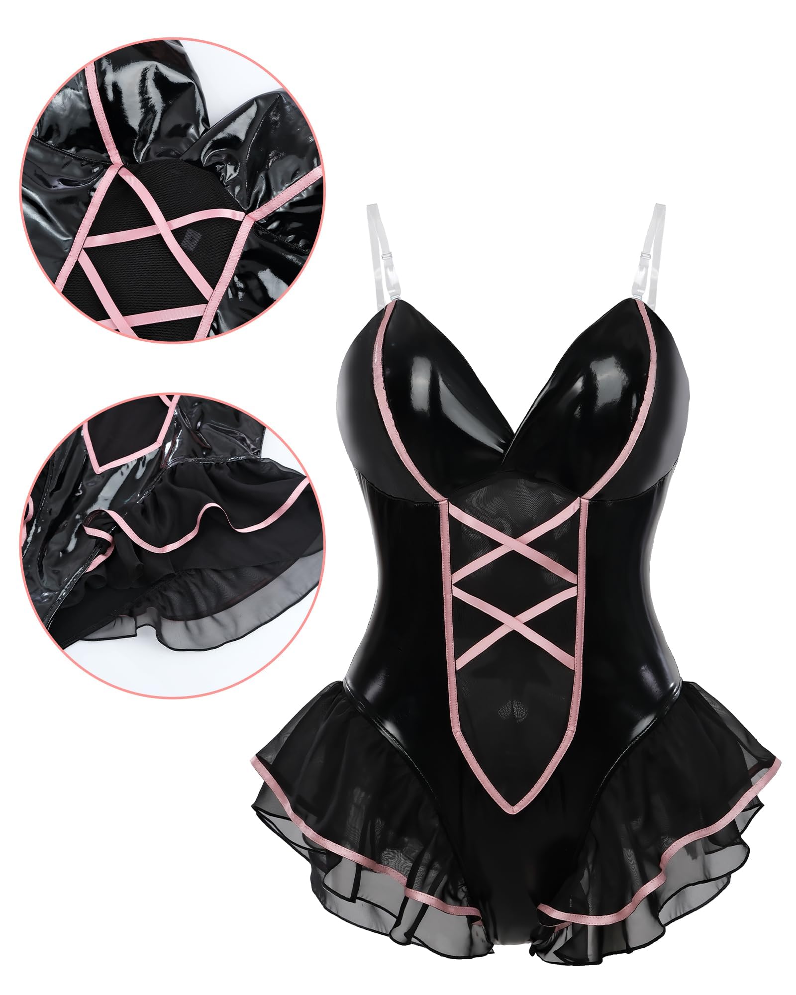 Costume da coniglio, da donna, sakurajima, maggio, costume per cosplay, anime senpai Bunny Suit con orecchie