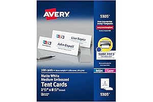 Avery Printable Tent Cards