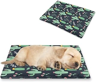Forchrinse Cactus Dog Cooling Pad Cover Waterproof Summer Pet Cooling Mat Protector for Dog and Cat,Stain Against-Easy to Install