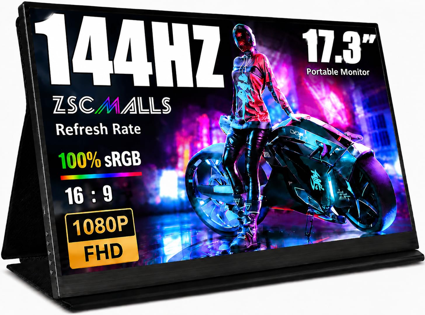 17.3インチ 1920x1080 FullHD IPS LED ディスプレイ Amazon.com: ZSCMALLS Portable Monitor 17.3 Inch 144Hz 1080P FHD