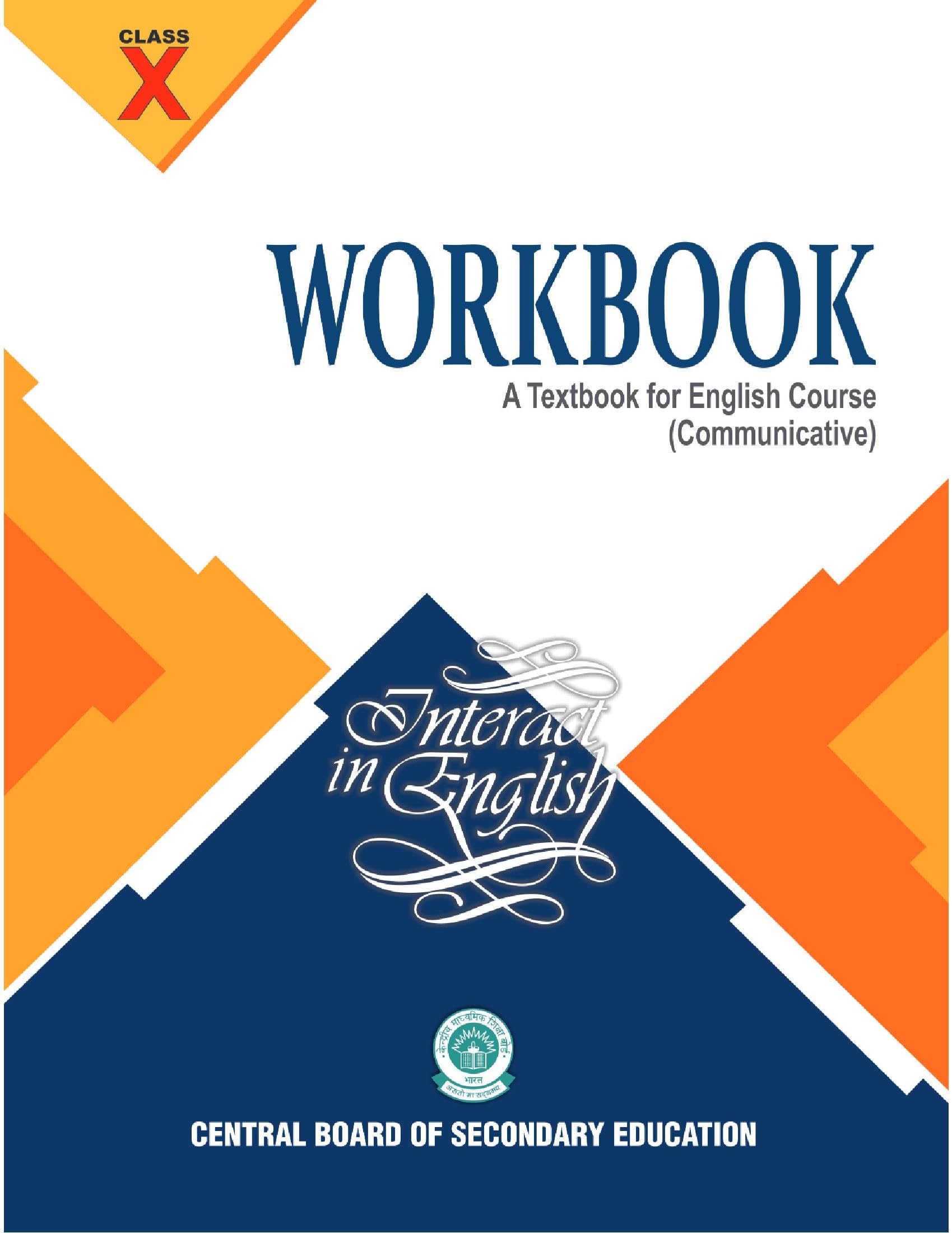 Interact in English workbook class 10 CBSE Paperback – 1 January 2023