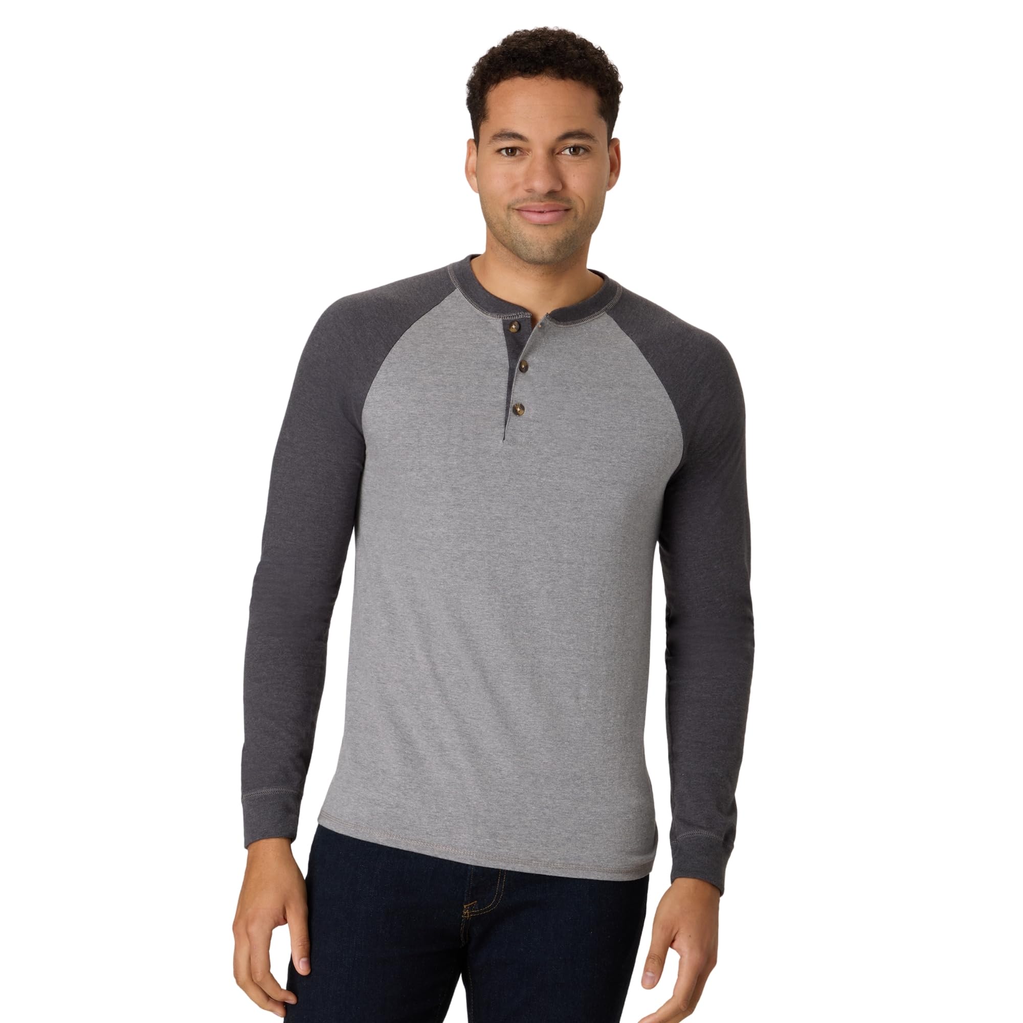 Hanes Men's Beefy Henley Henley Shirt (Pack of 1)